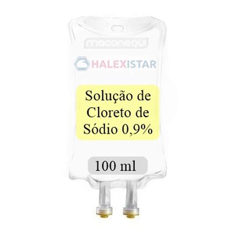 SOLUCAO FISIOLOGICA 0 9 BOLSA 100 ML HALEX STAR