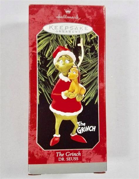 Hallmark Dr Seuss Grinch And Max Ornament 1998 Nib 1954200173