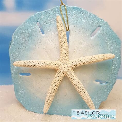 Hand Painted Real Sand Dollar Ornament Sand Dollar Ornament Etsy