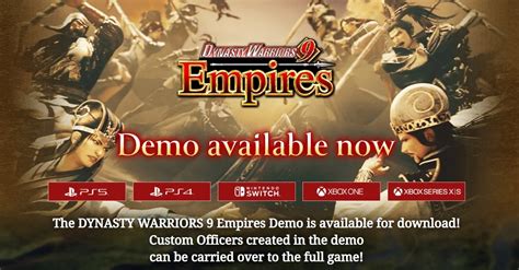 Dynasty Warriors Empires Demo