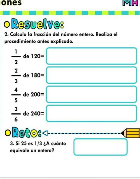 Calcula La Fracci N De N Mero Entero Realiza En Procedimiento Antes