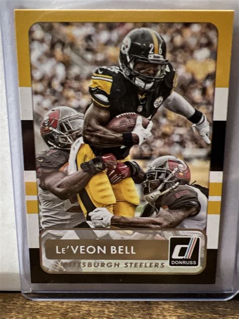 Donruss Le Veon Bell Pittsburgh Steelers Ebay