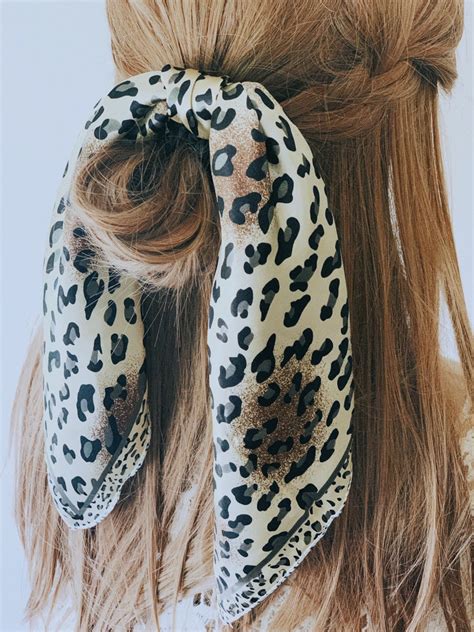 Hair Scarf Silky Ponytail Scarf Braided Scarf Head Scarf | Etsy