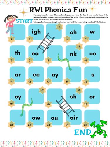 Rwi Phonics Snakes And Ladders Set 1 And 2 Teaching Resources