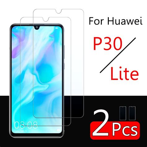 Protector de pantalla de vidrio templado para Huawei p30lite película