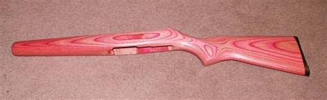 10 22 Ruger Real Wood Pink Rifle Stock 10/22 For Sale at GunAuction.com - 11492115