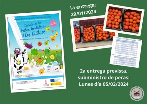 PROGRAMA ESCOLAR DE CONSUMO DE FRUTAS HORTALIZAS Y LECHE CEIP ALFÀNDEC