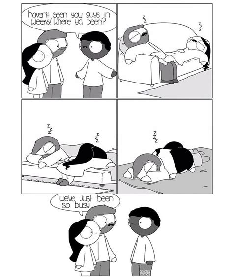 Catana Comics Weve Been Busy Cute Couple Comics Funny Relationship Relationship Comics