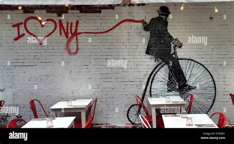 New York City wall art Stock Photo - Alamy