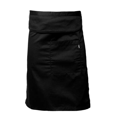 mandil color negro  unisex talla st