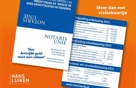 De Tarieven En Vrijstellingen Erf En Schenkbelasting Kunnen Uw