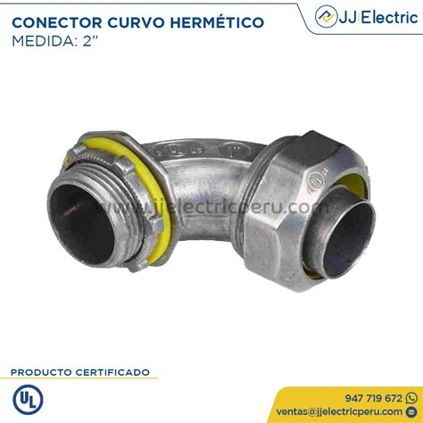 CONECTOR HERMÉTICO CURVO 2 JJ Electric