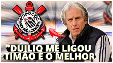 SAIU AGORA DIRETORIA ACABOU DE CONFIRMAR JORGE JESUS NO TIMÃO NINGUÉM