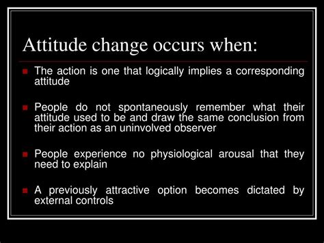 PPT - ATTITUDE CHANGE PowerPoint Presentation, free download - ID:179743