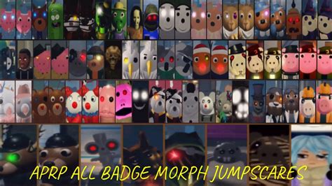 APRP THE RETURN ALL BADGE MORPH JUMPSCARES Game Made By TenuousFlea