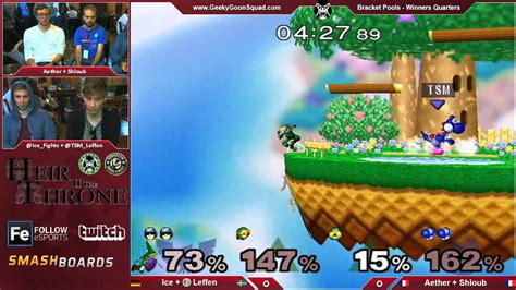 Heir Ice Tsm Leffen Vs Aether Shloub Bracket Pools