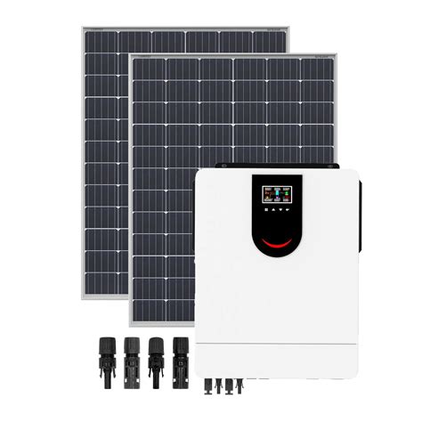 10 2kw 48v Touch Button 220 230vac Dual Output On Off Grid Inverter