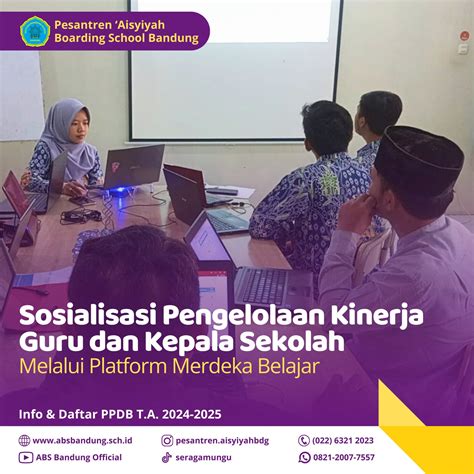 Sosialisasi Pengelolaan Kinerja Guru Dan Kepala Sekolah Melalui Platform Merdeka Mengajar