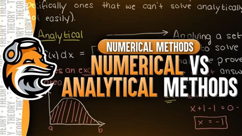 Numerical Vs Analytical Methods Numerical Methods YouTube