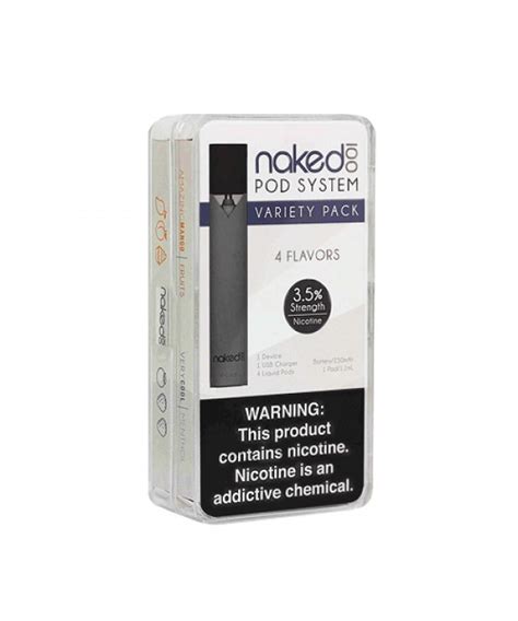 Starter Kit Variety Pack By Naked 100 Pod System