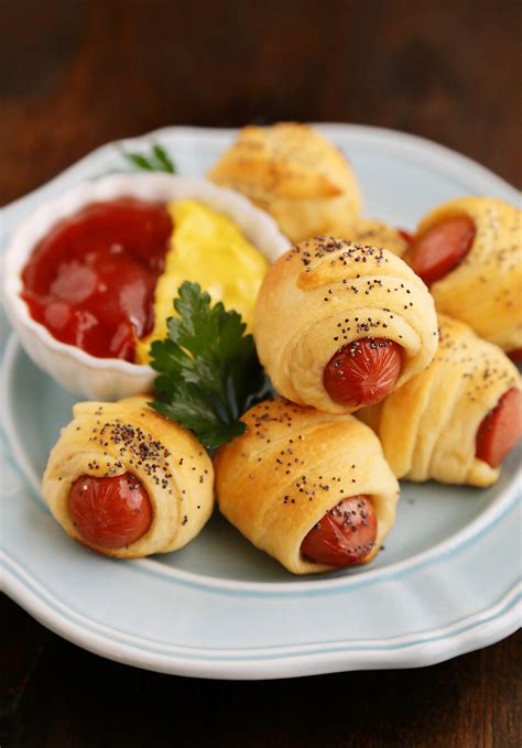 3 Ingredient Crescent Hot Dog Rollups The Comfort Of Cooking