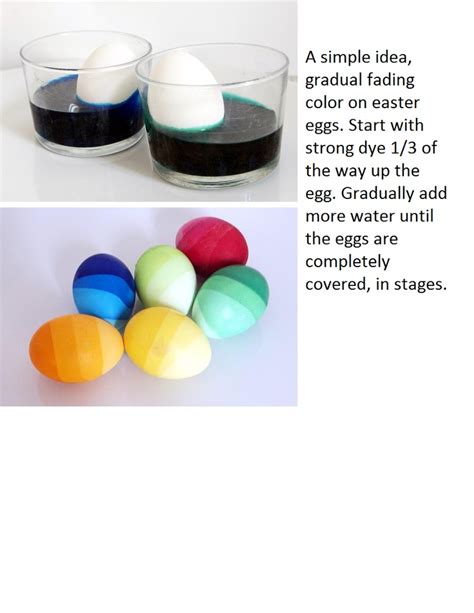 Faded Easter Eggs in Glass Bowls