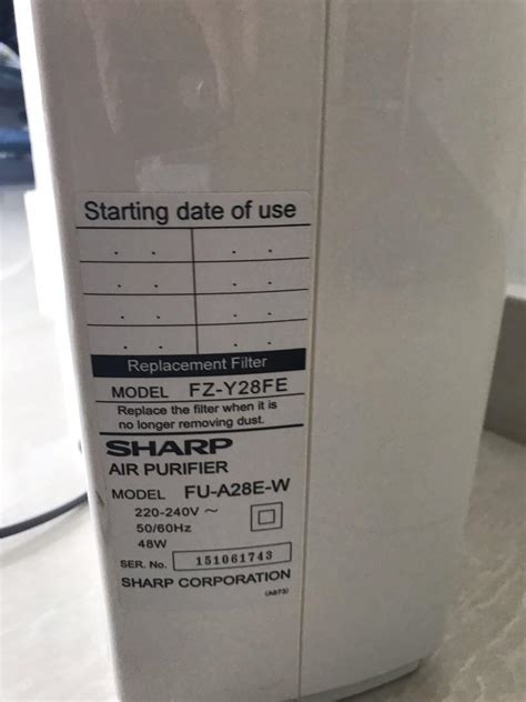 Panasonic Air cleaner purifier, TV & Home Appliances, Vacuum Cleaner ...