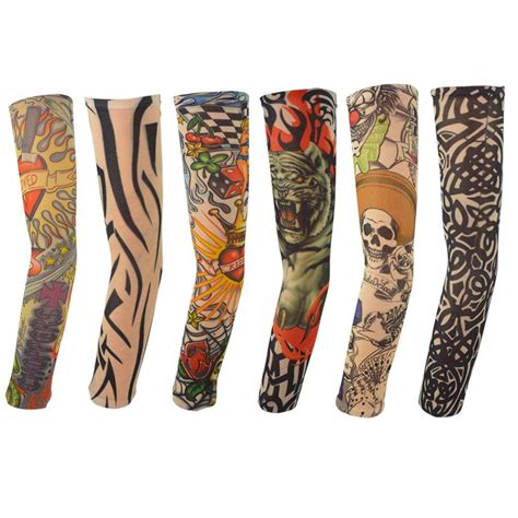 Navkar Crafts Temporary Tattoo Arm Sleeves Arts Fake Slip On Arm