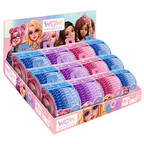 Set Gomas De Pelo Espiral Wow Generation Surtido