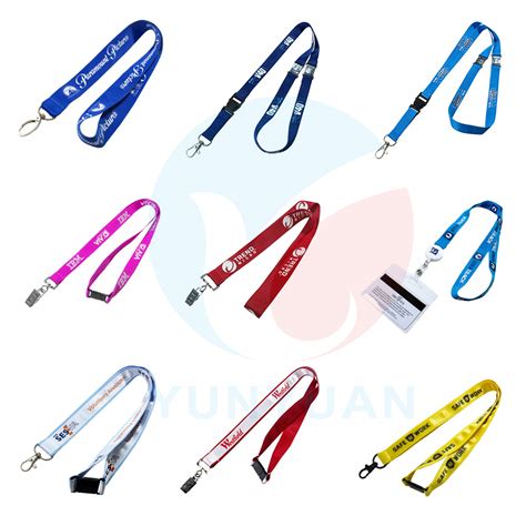 White Lanyard Rolls Polyester Webbing Raw Material Fabric Sublimation