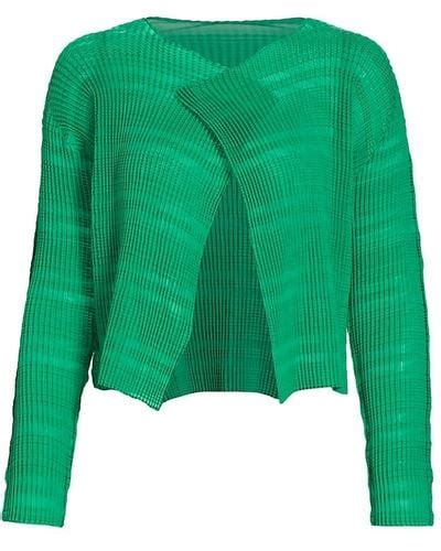 Green Issey Miyake Sweaters And Knitwear For Women Lyst