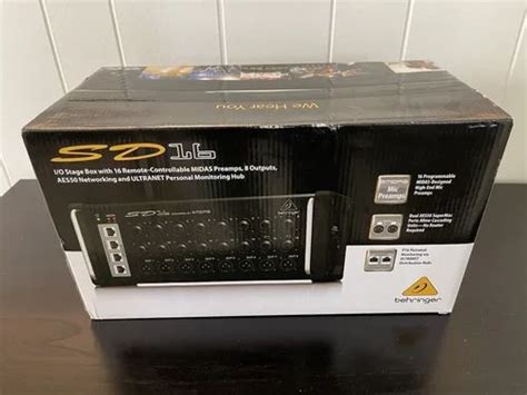 authentic behringer sd  channel stage box    greater
