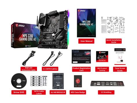 Msi Mpg Z390 Gaming Edge Ac Atx Motherboard Newegg Ca