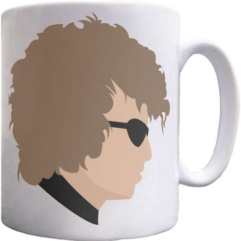 Bob Dylan Portrait Ceramic Mug Redmolotov