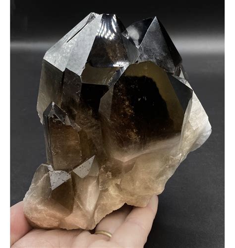 Crystals For Sale Fossils UK Smokey Quartz Cluster From Brazil