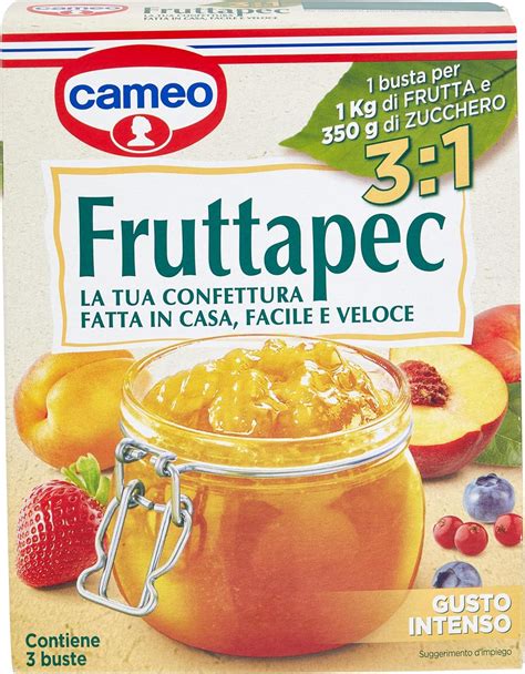 Cameo Fruttapec Preparato Per La Cottura Casalinga Di Confetture E