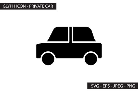 Private Car Icon Graphic By Sikey Studio · Creative Fabrica