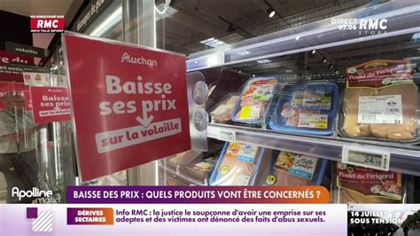 Baisse des prix quels produits vont être concernés