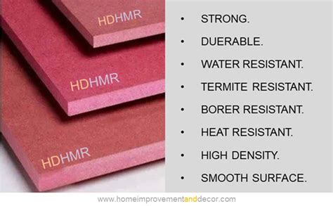 Hdhmr Board High Density High Moisture Resistant Boards