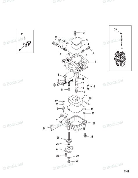 Mercury Outboard Carburetor Diagram