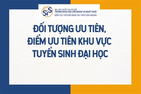 Đối tượng ưu tiên điểm ưu tiên khu vực tuyển sinh Đại học Trang