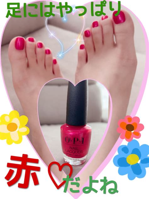 ネイルラッカー｜o・p・iの口コミ フットネイル🐾やっぱ赤が1番似合う💅 By Himawari混合肌 Lips