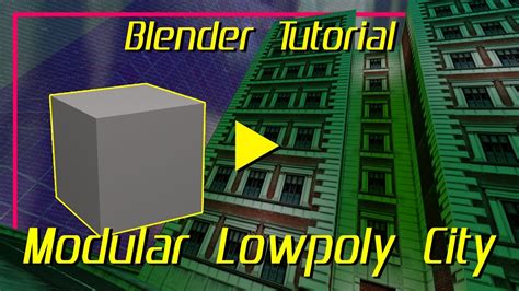 Easy Modular Lowpoly Environment Assets Blender Ps Tutorial Youtube