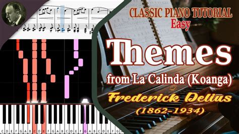 Themes From La Calinda Koanga Frederick Delius Classic Piano