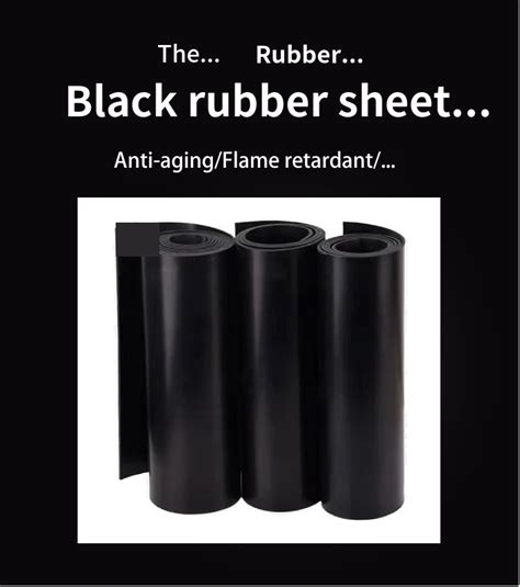 50kg Per Roll Industrial Black Neoprene Rubber Sheet Roll - Buy Neoprene Rubber,Black Rubber ...