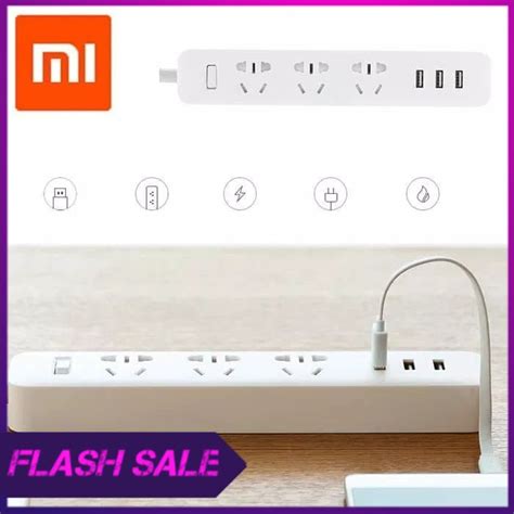 Jual Stop Kontak Xiaomi Mi Smart Power Strip Colokan Adaptor Usb Port