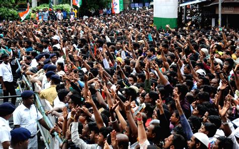 Supporters Gather At The Tmc Martyrs Day Rally