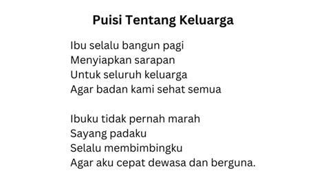 15 Contoh Puisi Tentang Keluarga Yang Menyentuh Hati Dan Menginspirasi