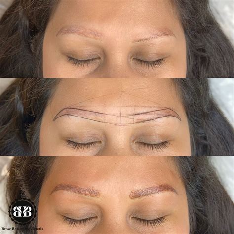 Microblading Map And Design Microblading Brows Eyebrow Hair Growth