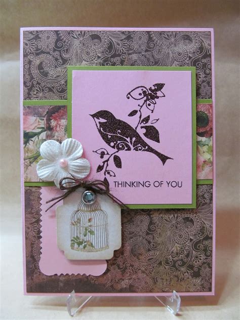 Savvy Handmade Cards: Bird Thinking of You Card